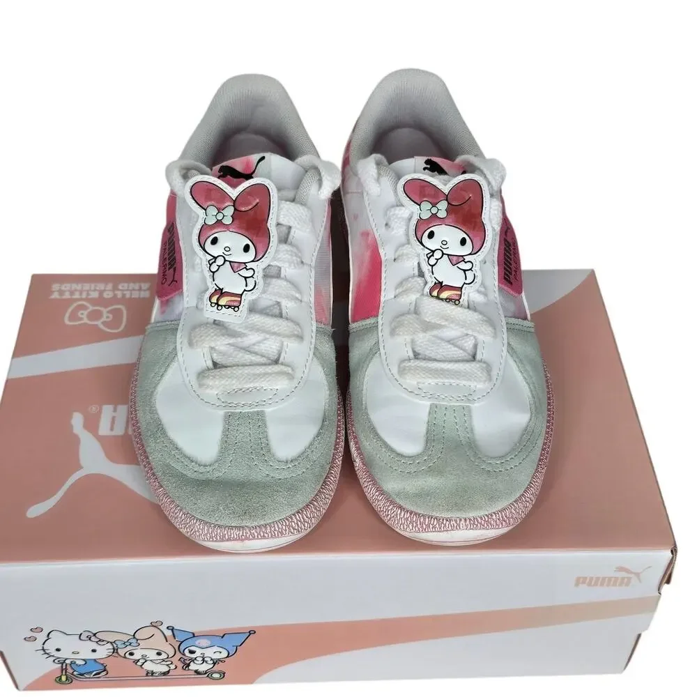 Puma Palermo Hello Kitty My Melody Sanrio Sneakers Womens 4 Pink 403226-01